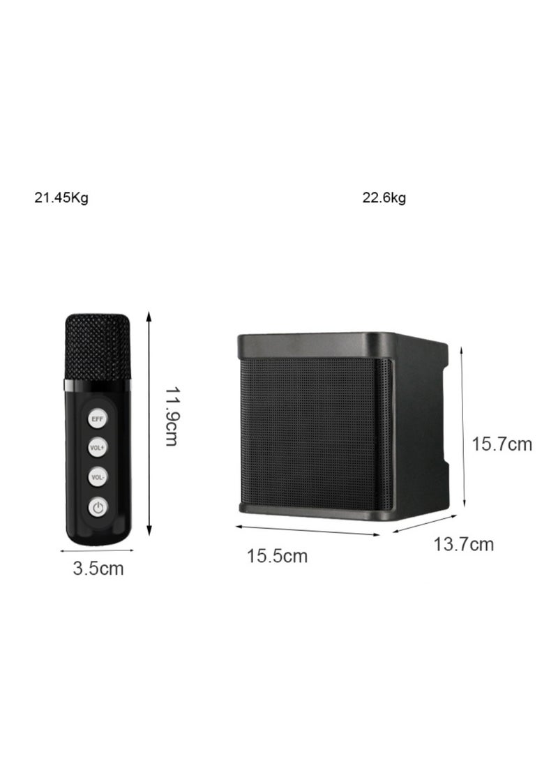 Arabest Portable Bluetooth Speaker, Karaoke Machine for Adults/Kids with 2 Wireless Microphones, Portable Bluetooth Karaoke Speaker PA System, Singing Machine with Echo and Vocal Cut, for Birthday - Image 2